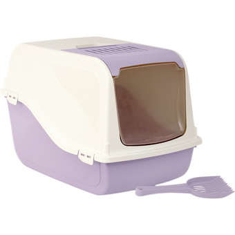 BERGAMO TOALETA ARIEL LILA 57x39x38cm, łopatka i filtr węglowy w zestawie