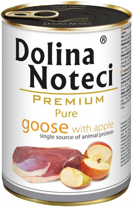 Dolina Noteci Pure Gęś Jabłko 400g