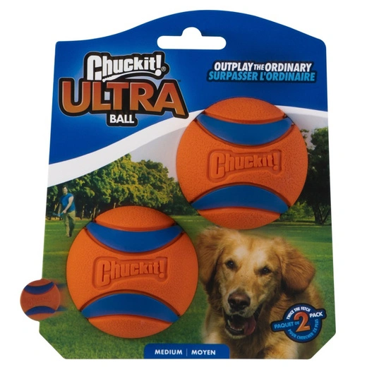 Chuckit Ultra Ball medium 2 PAK - Piłki dla psa - średnica 6,5 cm