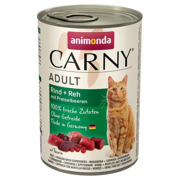 Animonda Carny Wołowina, Sarnina, Borówka 400g