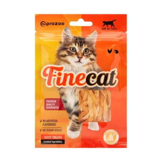 Prozoo FineCat Paseczki Kurczak + Krewetki 50g