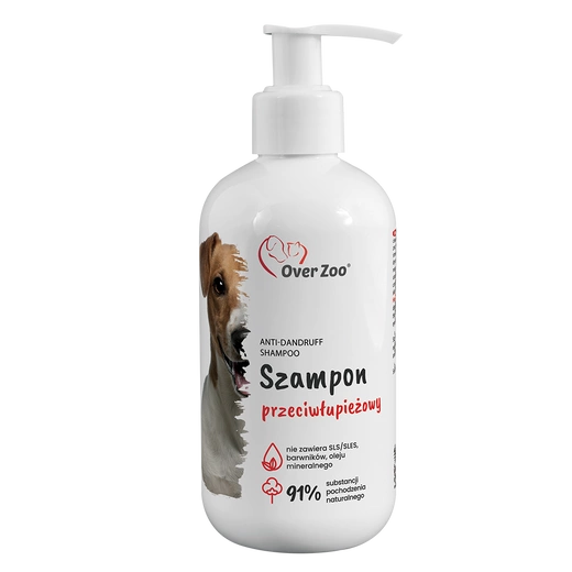 Over Zoo Szampon z cynkiem przeciwłupieżowy 250ml