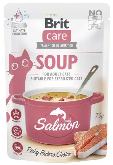 Brit Care Adult Soup Łosoś 75g