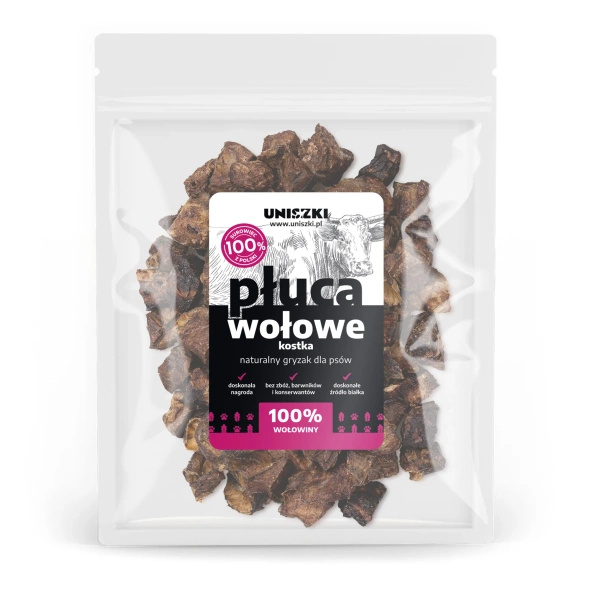 Uniszki Płuca wołowe kostka 150g