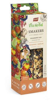 Vitapol Vita Herbal Smakers Dziadkowy sad dla gryzoni i królika, 90g