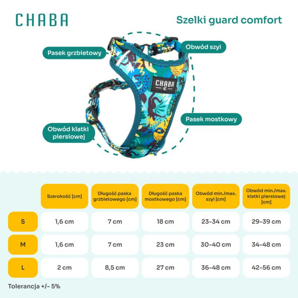 Chaba Szelki Guard Comfort Carnival L