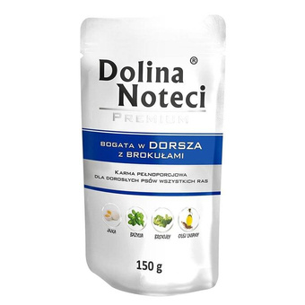 Dolina Noteci Dorsz Brokuły 150g- saszetka