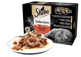 Sheba Selection in Sauce Mix Smaków 12x85 (multipak)