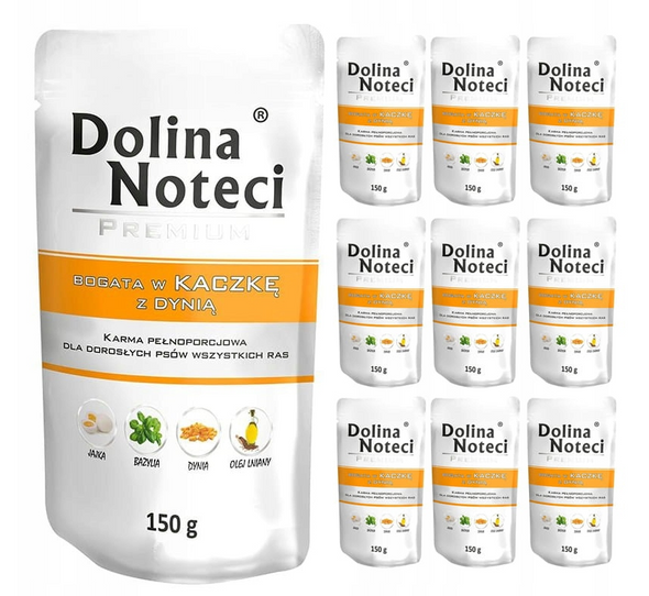 ZESTAW Dolina Noteci 10x150g Kaczka Dynia