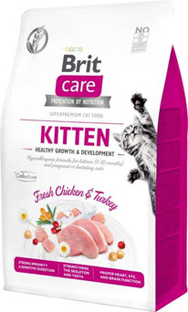 Brit Care Kitten kurczak z indykiem 2kg