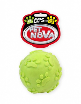 Pet Nova Piłka żółta z dźwiękiem 6 cm