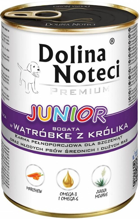 Dolina Noteci Junior Wątróbka z Królika 400g