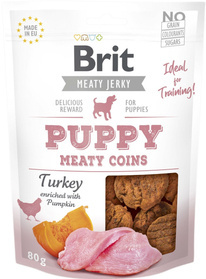 Brit Jerky Snack-Turkey Meaty coins for Puppies 80g