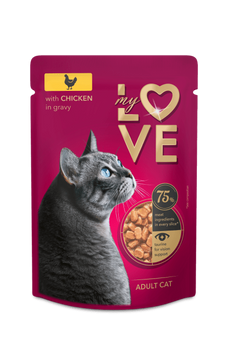 My Love – karma mokra dla kota kurczak w sosie (85 g)