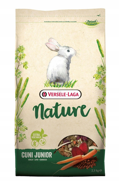 Versele-Laga Cuni Junior Nature – pokarm dla młodych królików 2,3 kg