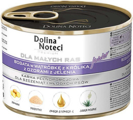 Dolina Noteci Junior Małe Rasy Wątróbka z Królika+Ozory Jelenia 185g
