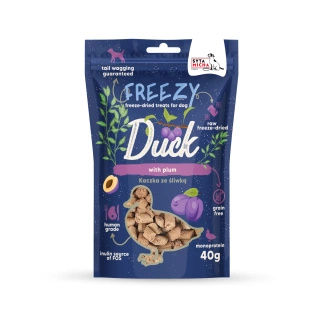 Syta Micha FREEZY – Liofilizowane smaczki z kaczką, śliwką i tymiankiem 40g