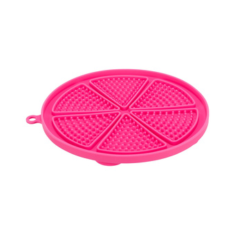 Trixie Taca na przysmaki Lick'n'Snack, dla psa, różowa, silikon, 18 cm, z przyssawkami