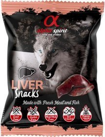 Alpha Spirit Liver Snaks - kostka dla psa- wątróbka 50g