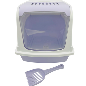 BERGAMO TOALETA ARIEL LILA 57x39x38cm, łopatka i filtr węglowy w zestawie