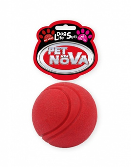 Pet Nova Piłka Twarda Tenisowa czerwona 5 cm