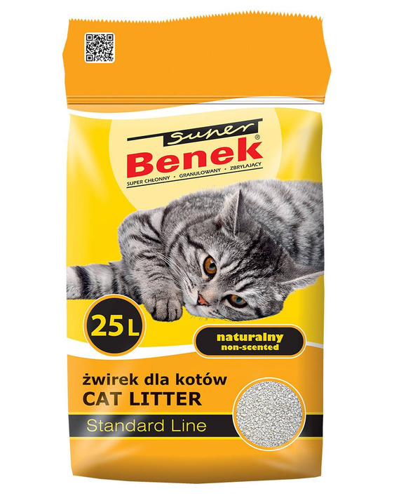 Benek Standard Naturalny Żółty 25L