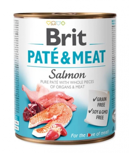 Brit Pate & Meat Salmon 800g