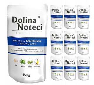 ZESTAW Dolina Noteci 10x150g Dorsz Brokuły