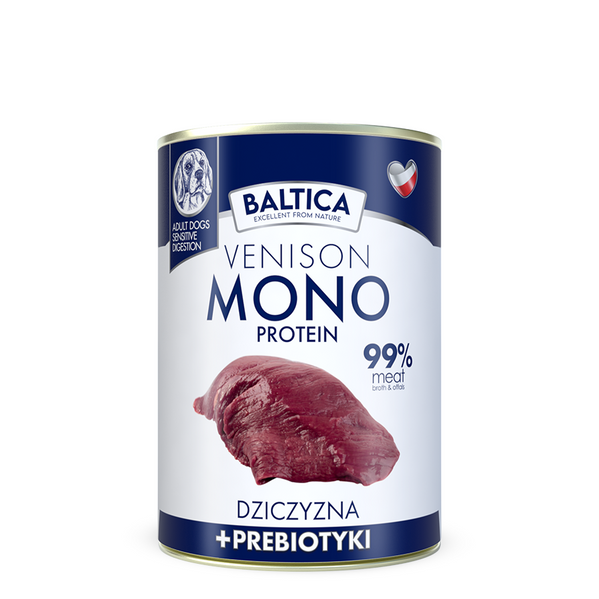 Baltica Mono Dziczyzna z prebiotykami 400g