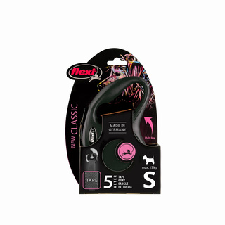 Flexi Classic S czarna (5m) taśma 15 kg