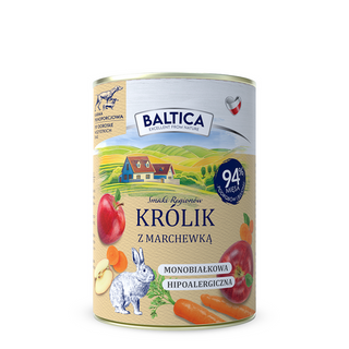 Baltica Królik z marchewką 400g