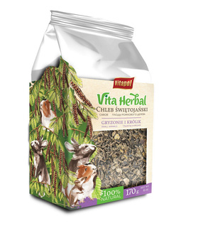 Vitapol Vita Herbal chleb świętojański dla gryzoni i królika 170 g