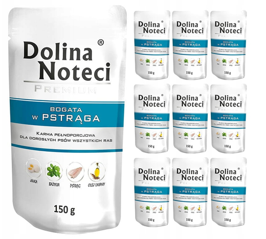 ZESTAW Dolina Noteci 10x150g Pstrąg