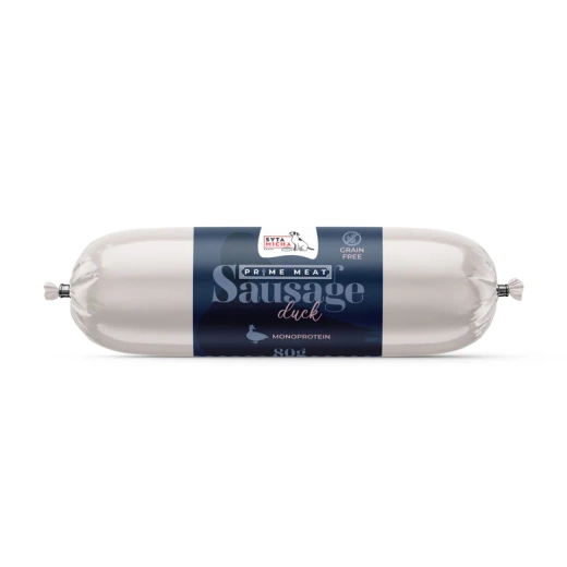 Syta Micha Prime Meat Kiełbaska treningowa z kaczką 80g