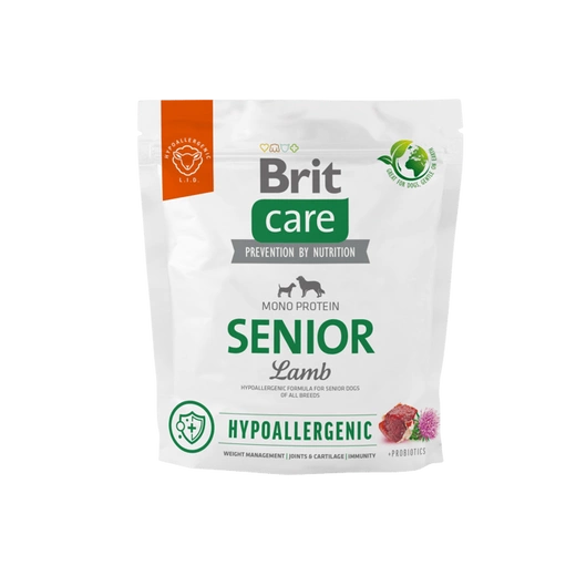 Brit Care Dog Hypoallergenic Senior, jagnięcina, 3kg