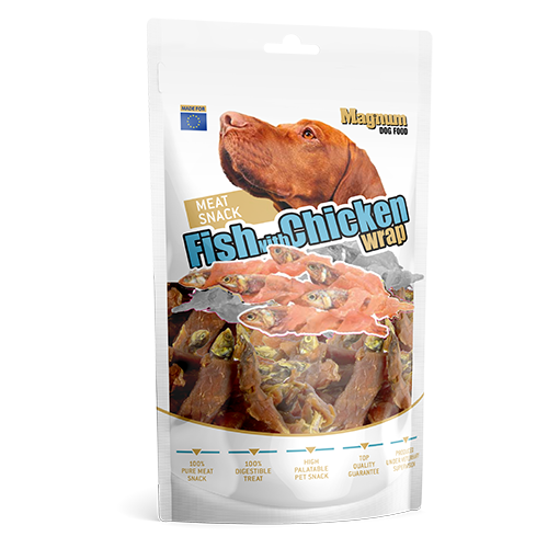 Magnum Fish with Chicken wrap 80g