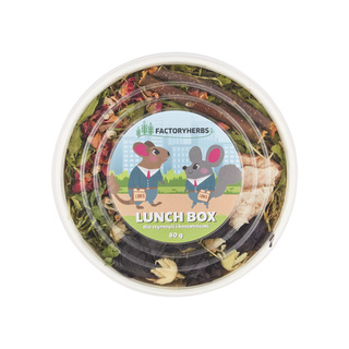 FactoryHerbs Lunch Box dla szynszyli i koszatniczki 80g