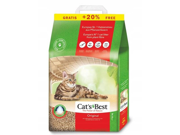 Cat's Best Eco Plus Żwirek dla Kota 10L + 2L