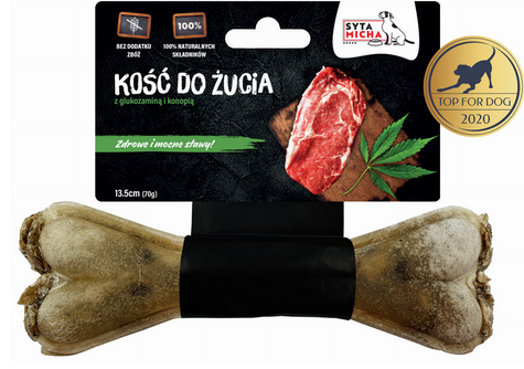 Kość do żucia dla psa na mocne stawy i kości 13,5cm