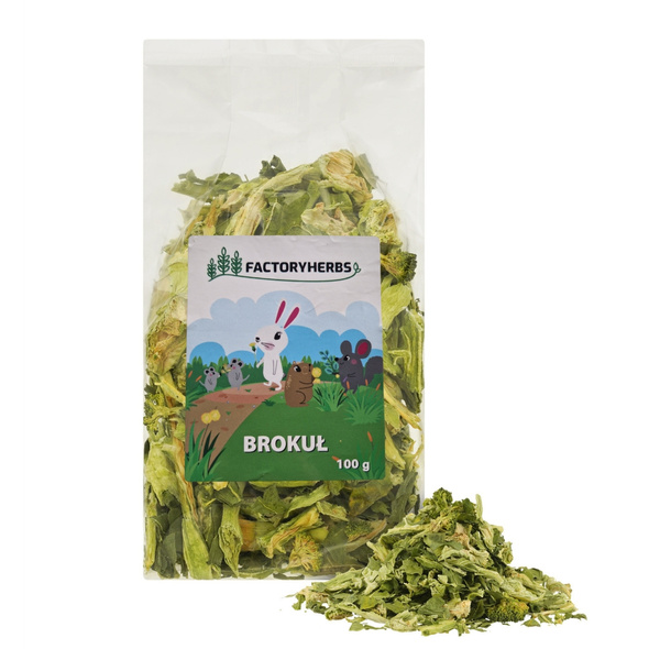 Brokuł suszony FactoryHerbs 100g 