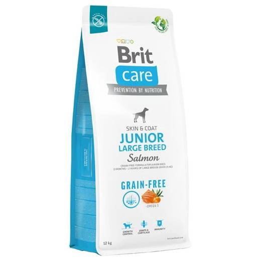 Brit Care Grain-Free Junior Large Breed, łosoś 12kg