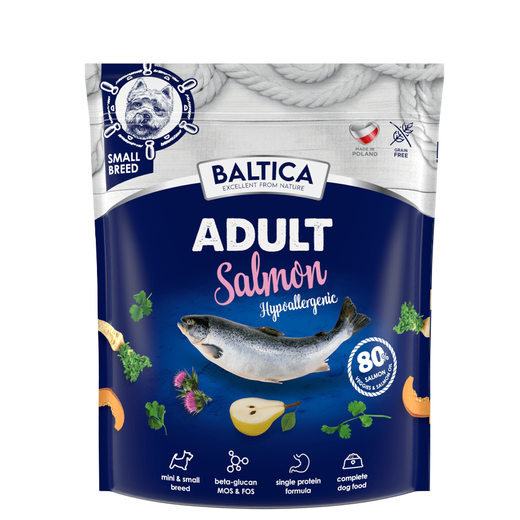 Baltica Hypoallergenic Salmon - małe rasy 1kg
