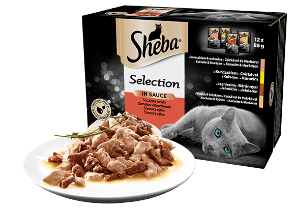 Sheba Selection in Sauce Mix Smaków 12x85 (multipak)
