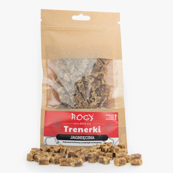 Rogy Monobiałkowe kosteczki Trenerki z jagnięciny - 70g