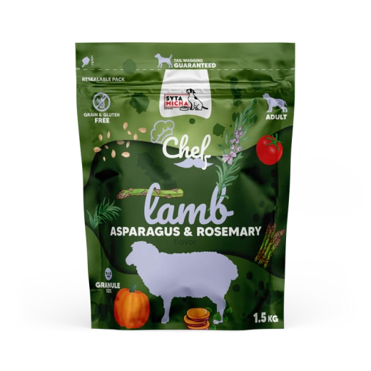 Syta Micha CHEF Jagnięcina, szparagi i rozmaryn 1.5kg 