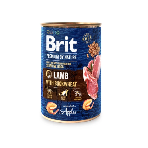 BRIT-BY NATURE-400g LAMB&BUCKWHEAT