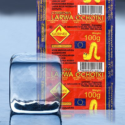 Katrinex Larwa Ochotki czerwona - 100g