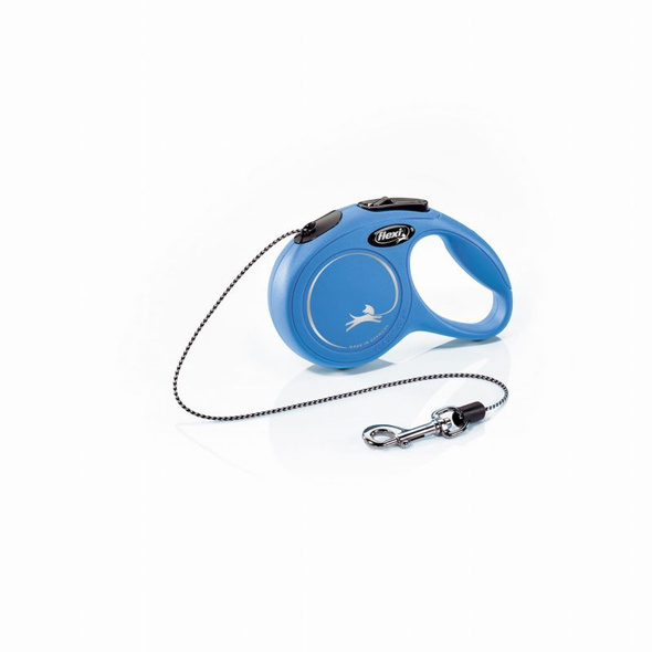Smycz Flexi New Classic XS linka 3m 8kg niebieska 