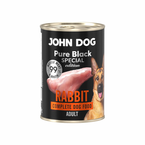 John Dog Pure Black Special Królik 400g