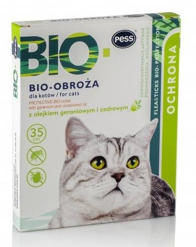 Pess Obroża owadobójcza dla kotów 35cm